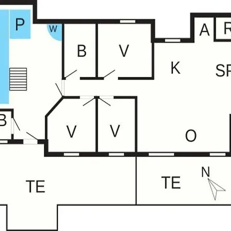 Holiday home 9 Person In Jerup-by Traum *